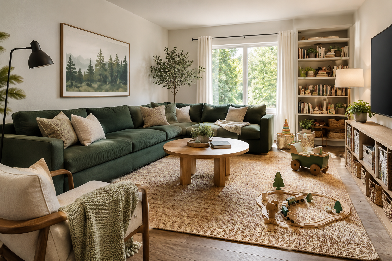 Modern Family staging style